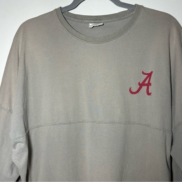 Pressbox ALABAMA Long Sleeve Shirt with Red Logo Roll Tide 100% Cotton - Picture 2 of 7